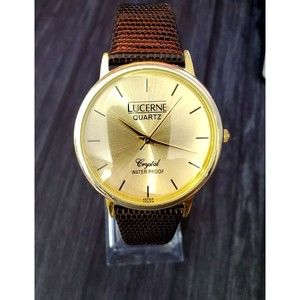 EXTREMELY Rare Vintage Lucerne Swiss Inspired Split Case Watch‎ Bubble Crystal